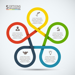 Poster - Vector infographic design template.