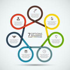 Poster - Vector infographic design template.