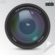 © AlexBlogoodf - Realistic camera photo lens with shadows