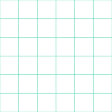 Mint Green Grid White Background Vector Illustration