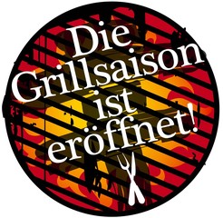 Wall Mural - Die Grillsaison ist eröffnet