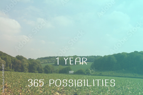 Fotografía Inspirational life message on a blurred background