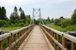 Bridge over the river in the country