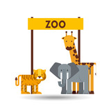 zoo animals  design 