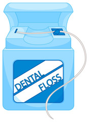 Wall Mural - Box of dental floss