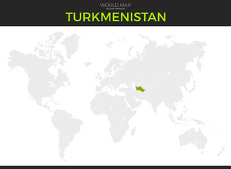  Turkmenistan Location Map
