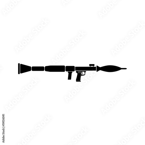 Cuadros en Lienzo RPG black simple icon for web and mobile. Flat style.