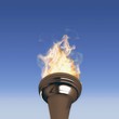 © vectorfusionart - Composite image of the olympic fire