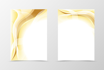 Poster - Gold flyer template design