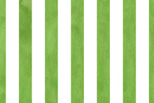 Watercolor Green Striped Background.