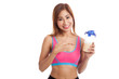 © halfbottle - Beautiful Asian healthy girl with whey protein