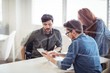 © Wavebreak Media - Business people working in office