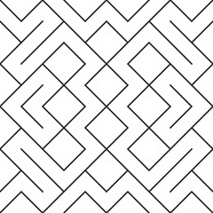 Aufkleber - Vector seamless geometric pattern background.