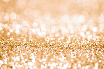 abstract crytal background gold bokeh circles