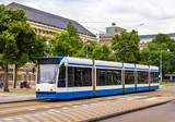 Fototapeta  - Tram in Amsterdam