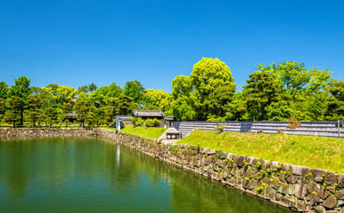 Canvas Print - Moat of Nijo Castle in Kyoto