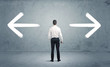 © ra2 studio - Confused business person choosing the way