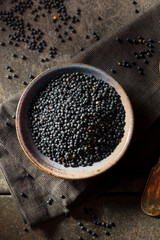 Wall Mural - Raw Organic Black Lentils