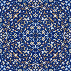 Sticker - Vector seamless pattern in Eastern style.