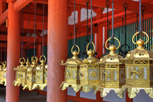 Lanterns At Kasuga Grand Shrine 