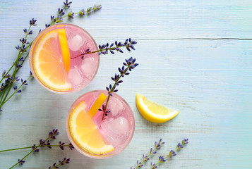 Wall Mural - Lavender lemonade