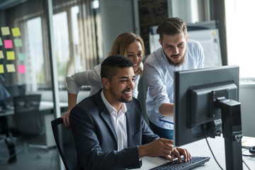 Working together on a computer