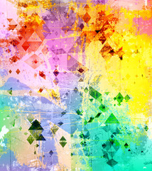 Poster - Abstract grunge style soft color gradient background.