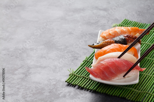 Naklejka samoprzylepna Zestaw sushi