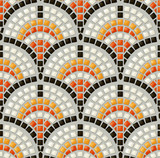 Antique mosaic, seamless vector pattern