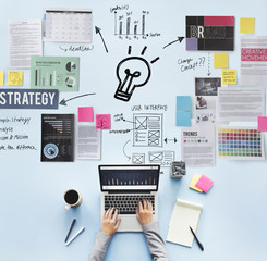 Wall Mural - plan planning strategy bysiness ideas concept