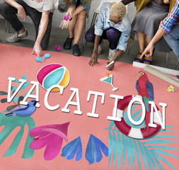 Poster - Vacation Break Holiday Summer Off Concept