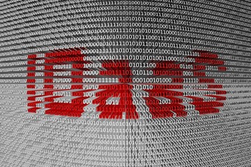 Wall Mural - idaas in the form of binary code, 3d illustration