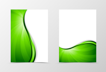 Poster - Flyer template vortex design
