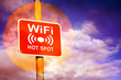 Wifi hotspot sign