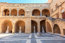 Historic Palace Of The Grand Master Of The Knights Of Rhodes.