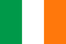 Flat Ireland Flag Vector