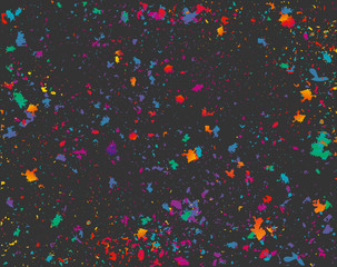 Sticker - Abstract celebration, confetti and color splash background.