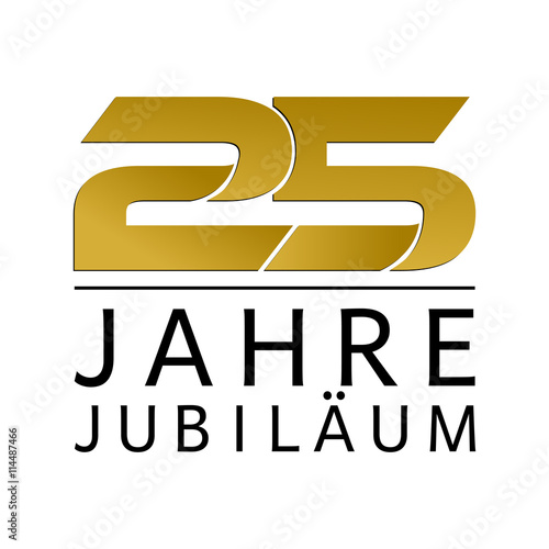 Einfach Gold Jubilaums Logo Jahre 25 Buy This Stock Vector And Explore Similar Vectors At Adobe Stock Adobe Stock