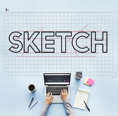 Wall Mural - sketch design designer creative idea concept
