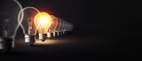Glowing Light Bulb