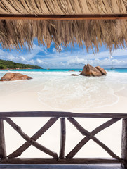 plage d'anse Lazio, Praslin, Seychelles 