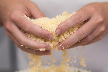 Wall Mural - mixing vanilla shortbread biscuits