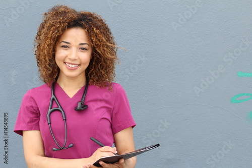 Fotografía Female who is going to nursing school