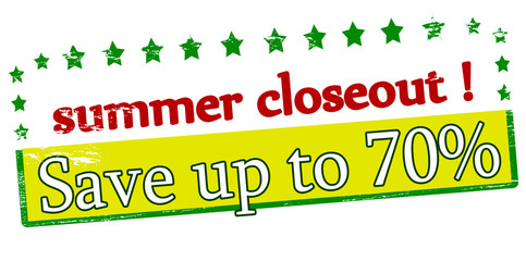 Sticker - Summer closeout