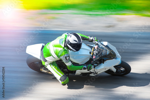 Obraz Dibond Dynamiczne wyścigi motocyklowe