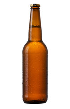 Bottle Of Beer Isolated On White Background