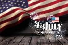 Composite Image Of Independence Day Graphic