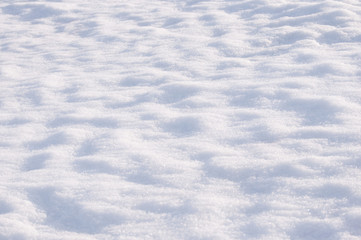 Clear snow background