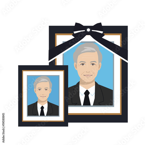 遺影 イラスト Stock Vector Adobe Stock