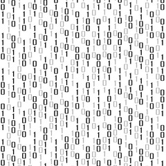 Wall Mural - Abstract technology background with binary computer code